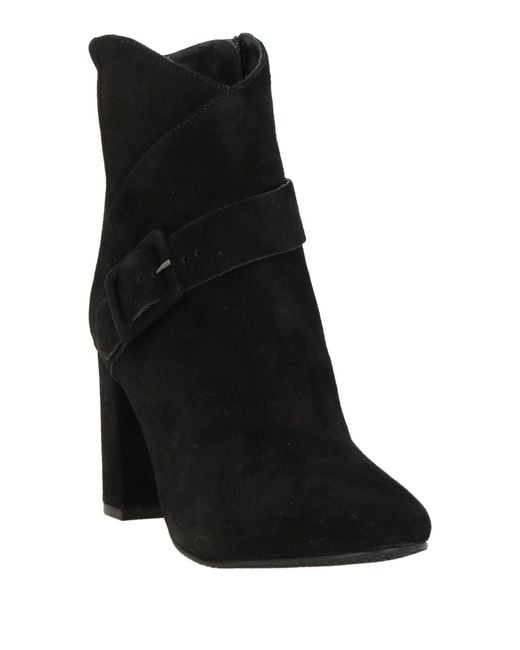 Carmens Black Ankle Boots Leather