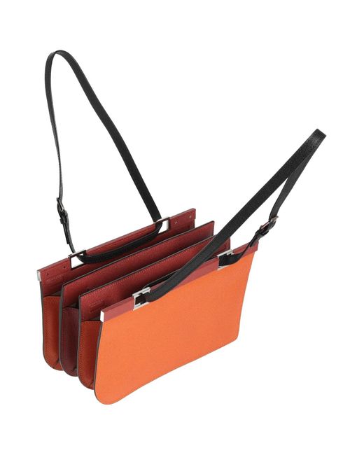 Valextra Orange Shoulder Bag