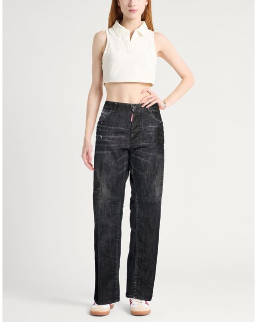 DSquared² Gray Jeans Cotton, Elastane