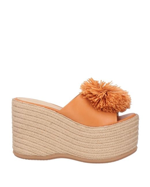 Paloma Barceló Brown Lala Espadrilles Leather