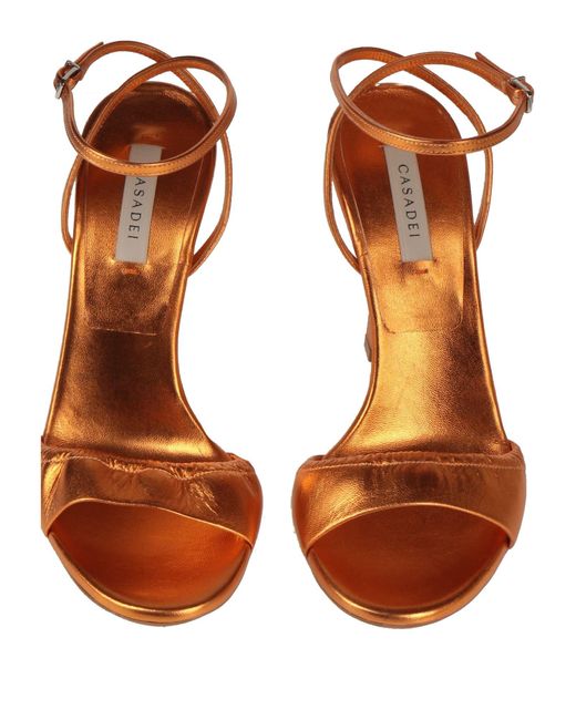 Casadei Orange Sandals