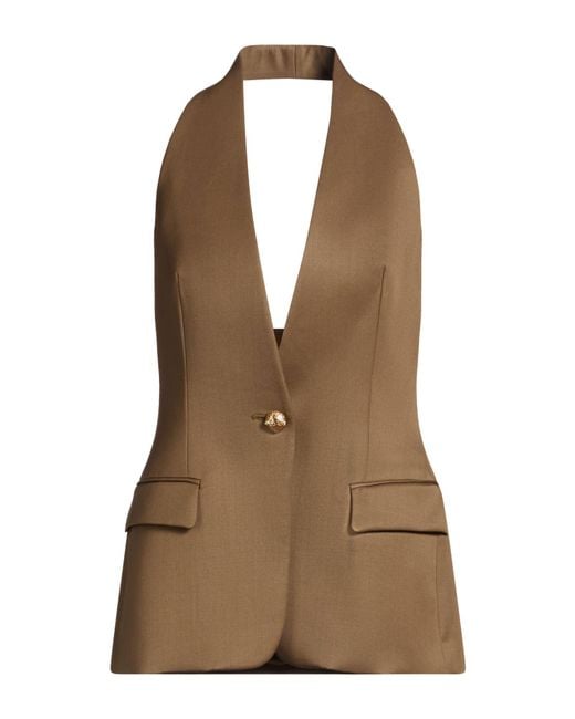 GIUSEPPE DI MORABITO Brown Top Virgin Wool