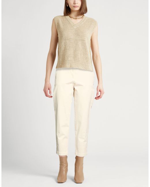 Eleventy Natural Pants Cotton, Modal, Elastane