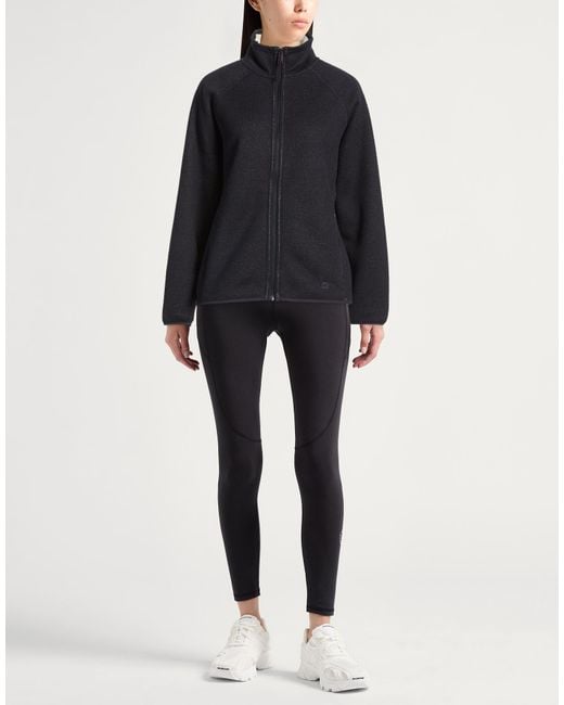 Jack Wolfskin Black Jacket Polyester, Recycled Polyester