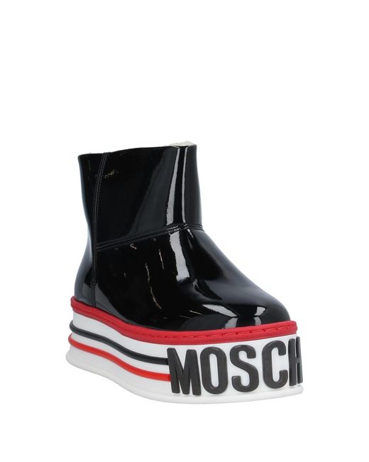 Moschino Black Ankle Boots