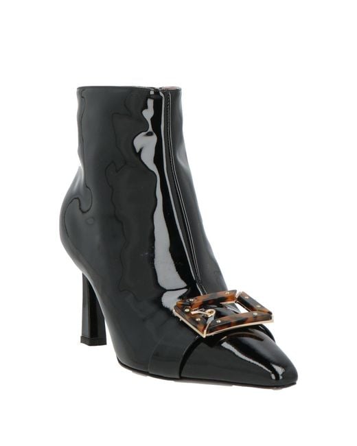 Pollini Black Ankle Boots