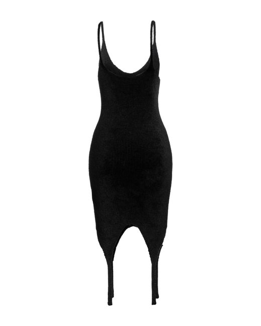 Balmain Black Midi Dress