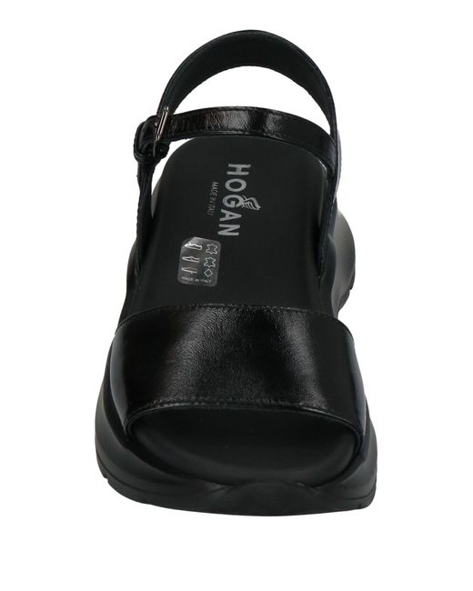 Hogan Black Sandals