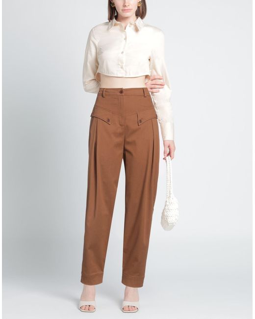 Alberta Ferretti Brown Trouser