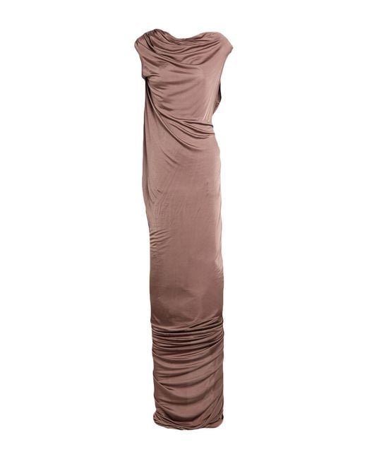 Rick Owens Brown Maxi Dress