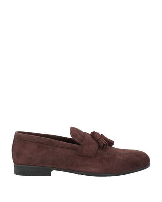Calpierre Brown Loafers Leather for men