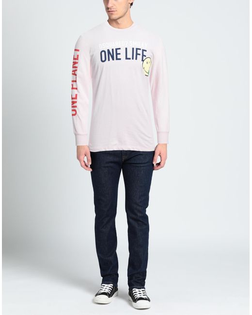 DSquared² Pink T-shirt for men
