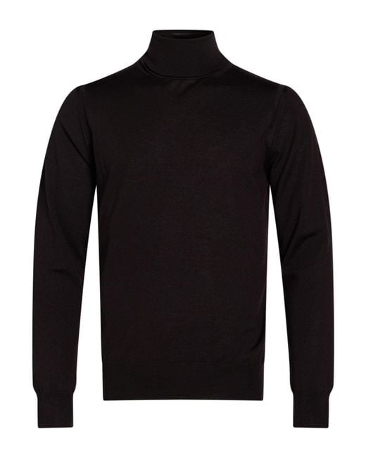 Paolo Pecora Black Turtleneck for men