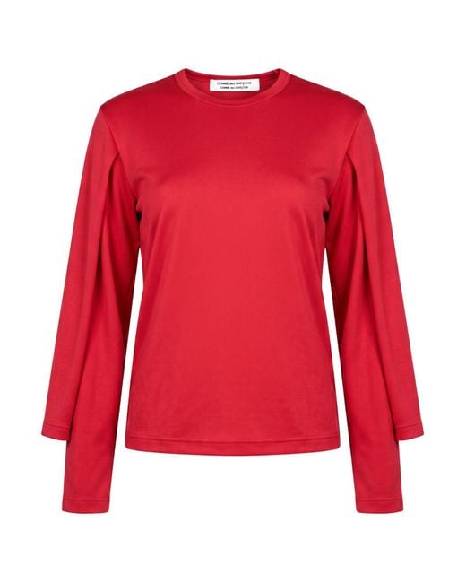Comme des Garçons Red T-Shirt Polyester
