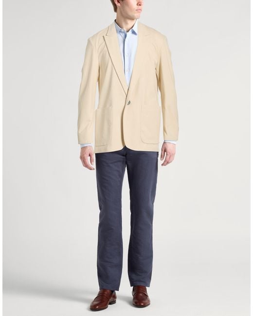 Hevò Natural Blazer Cotton, Polyamide, Elastane for men