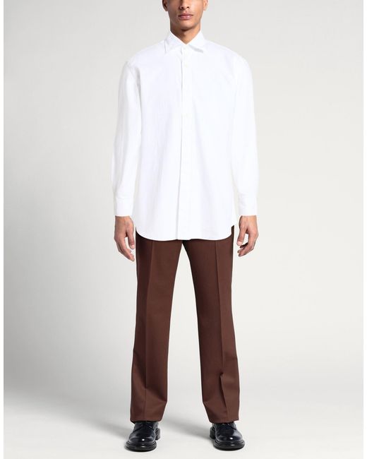 Giannetto Portofino White Shirt for men