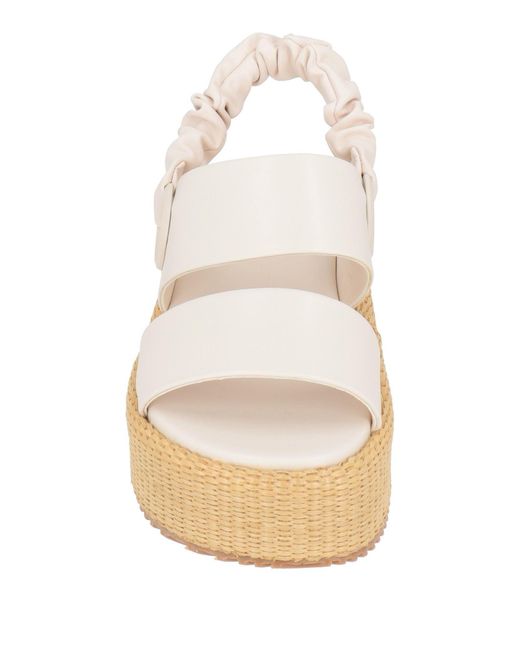Blauer White Sandals