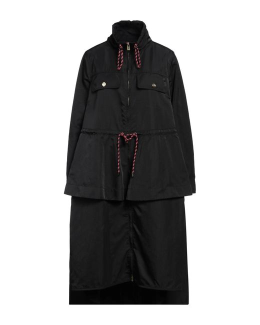 Pinko Black Overcoat & Trench Coat