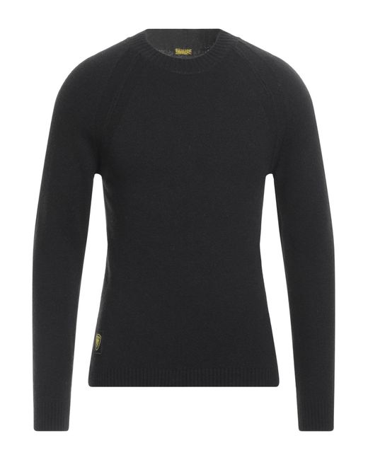 Blauer Black Sweater Acrylic, Polyamide, Polyester, Wool for men