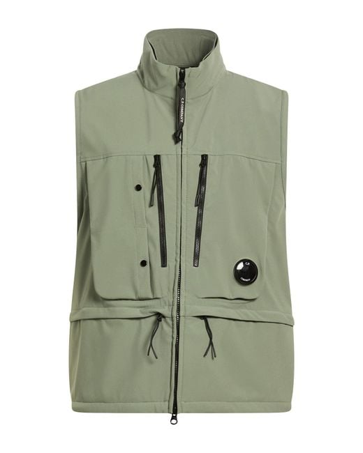 C P Company Green Gilet for men