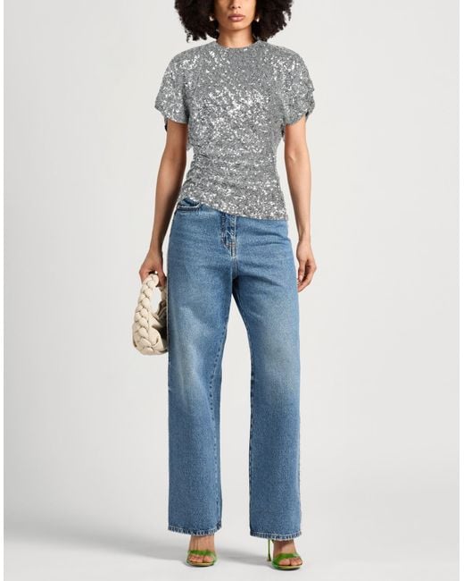 Rabanne Gray Top Polyester, Elastane
