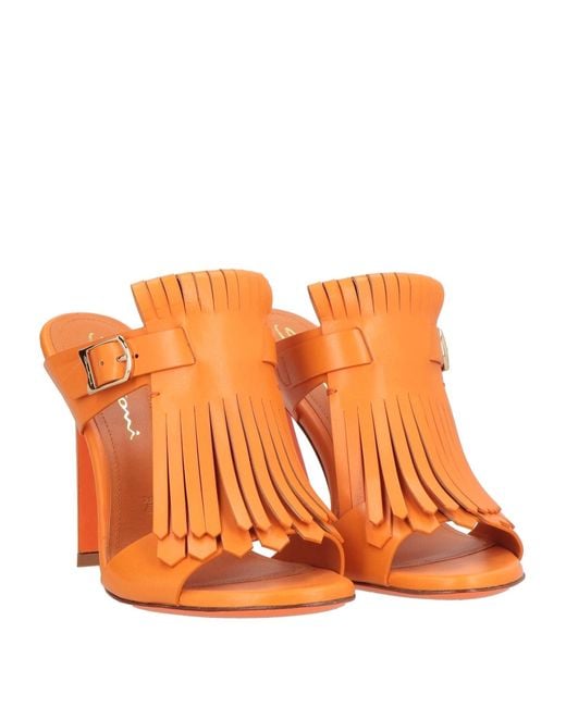 Santoni Orange Sandals