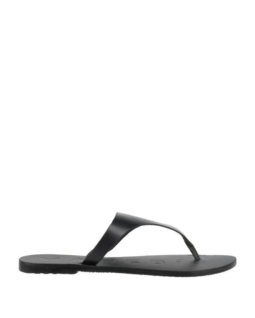 Manebí Black Thong Sandal