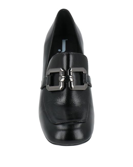 Jeannot Black Loafers Leather