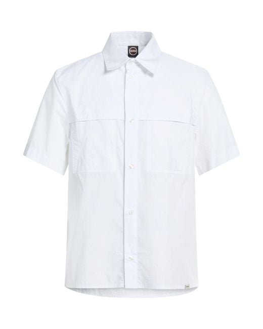 Colmar White Shirt Cotton for men