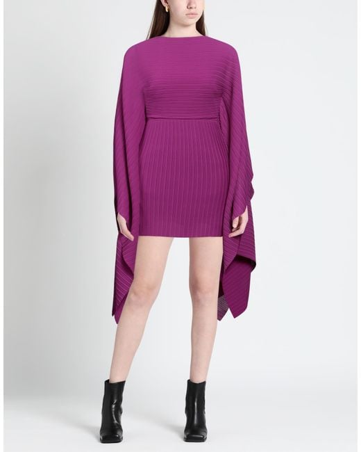 Solace London Purple Mini Dress