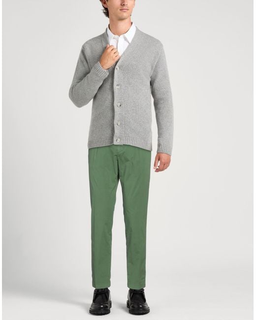 Manuel Ritz Green Pants Cotton, Elastane for men