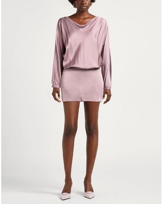 Semicouture Pink Mini Dress