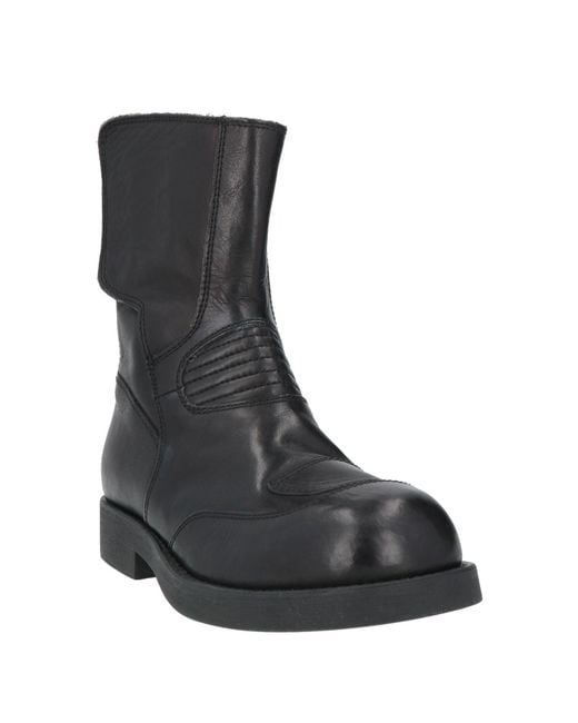 MM6 by Maison Margiela Black Ankle Boots