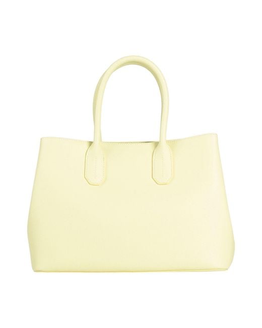 Patrizia Pepe Yellow Handbag Leather