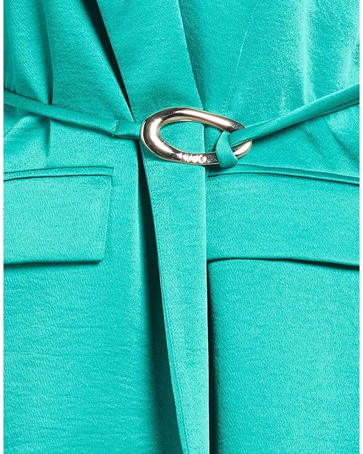 Liu Jo Blue Blazer Polyester