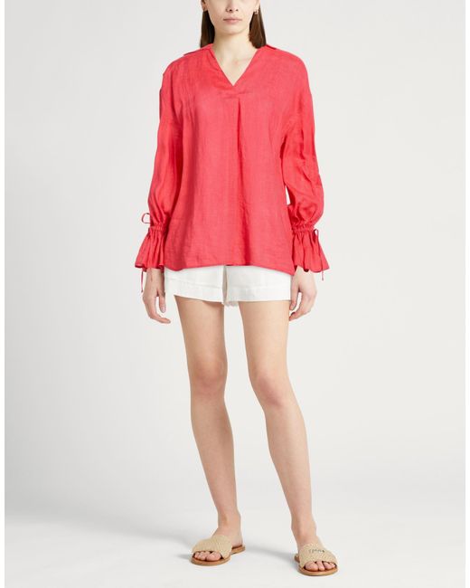 Eleventy Pink Top Linen