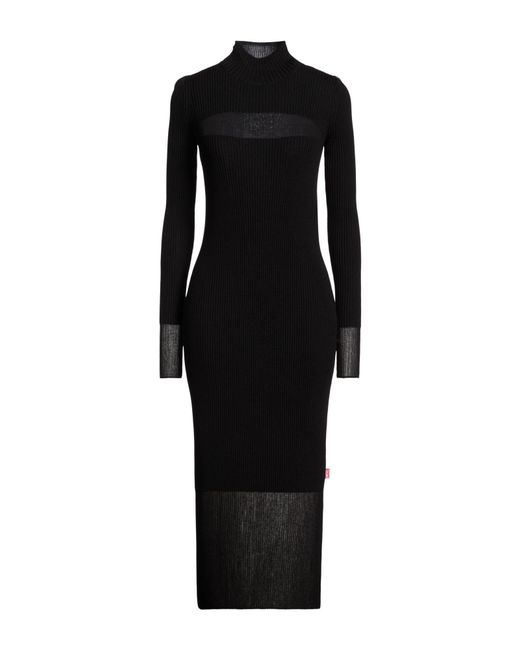 DIESEL Black Midi Dresses