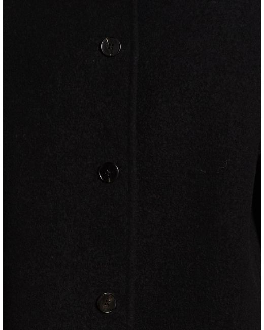 Jil Sander Black Coat Virgin Wool