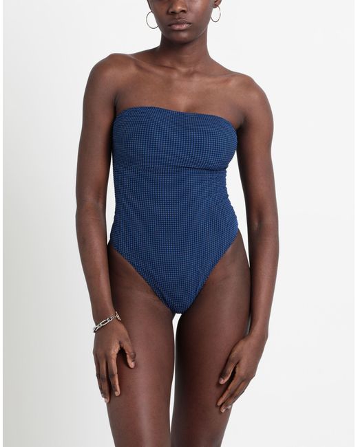 Semicouture Blue One-piece Swimsuit
