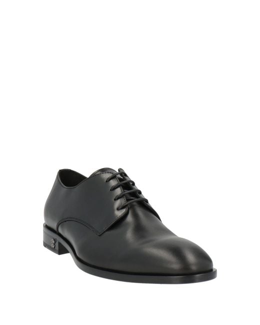 Roberto Cavalli Gray Lace-Up Shoes for men