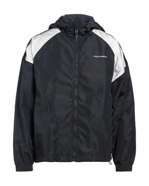 Dolce & Gabbana Black Midnight Jacket Polyamide for men