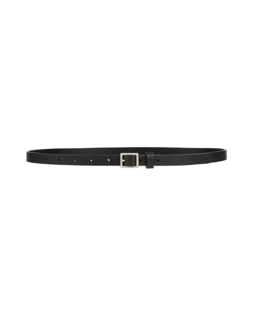 MM6 by Maison Margiela White Belt Cow Leather