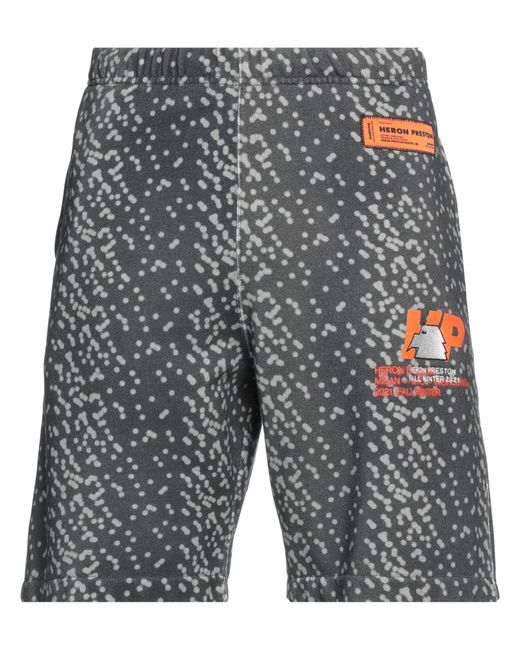 Heron Preston Gray Shorts & Bermuda Shorts for men