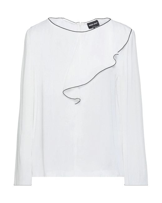 giorgio armani silk blouse