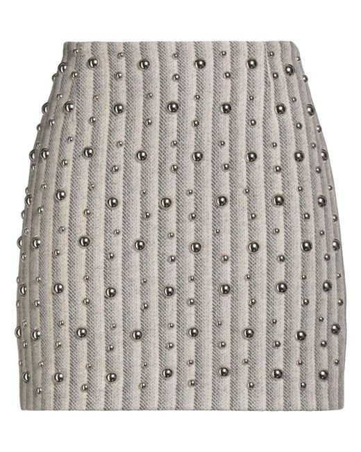 Isabelle Blanche Gray Mini Skirt