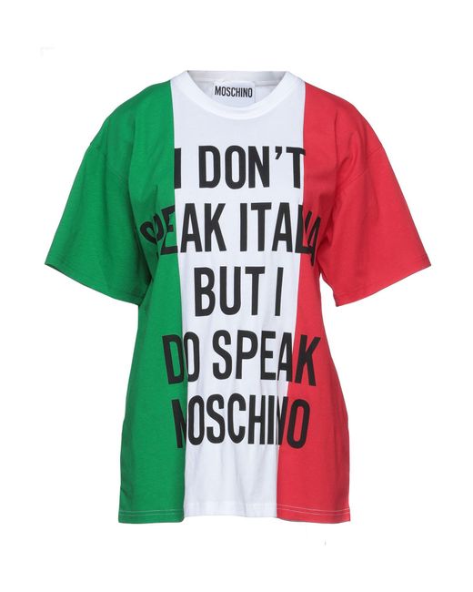 Moschino Green T-Shirt Cotton