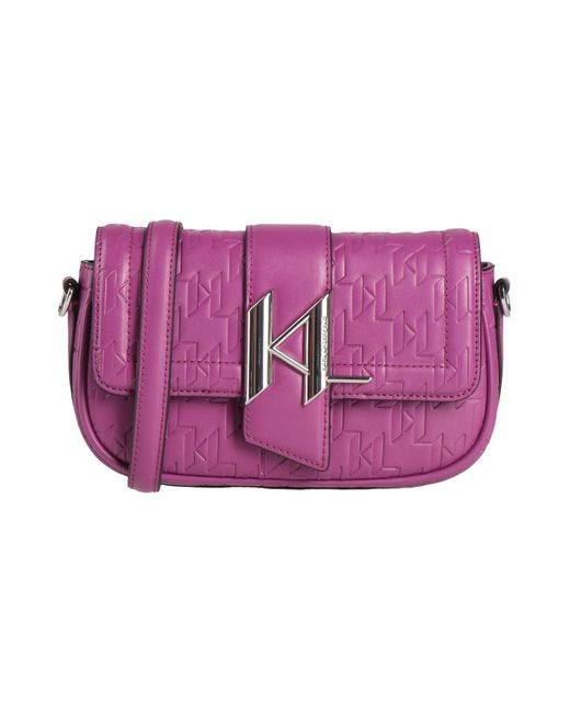 Karl Lagerfeld Purple Cross-body Bag