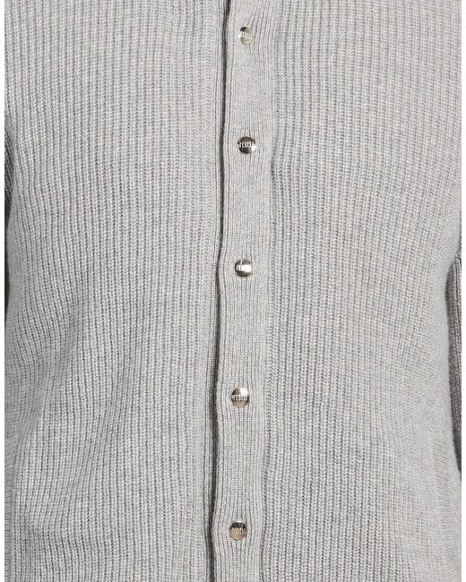 Fedeli Gray Jacket Cashmere for men