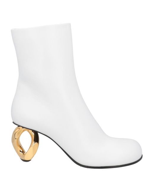 J.W. Anderson White Ankle Boots