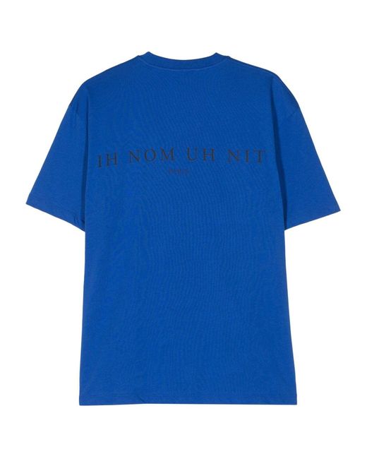 T-shirt di Ih Nom Uh Nit in Blue da Uomo